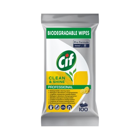 Salviette multisuperfici igienizzanti biodegradabili Cif conf. 100 pezzi