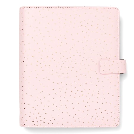 Organiser Confetti f.to A5 233 x 217 x 46 mm con cinturino rosa Filofax