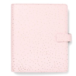 Organiser Confetti f.to A5 233 x 217 x 46 mm con cinturino rosa Filofax