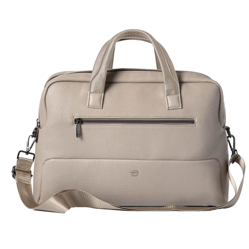 Borsa Gate Trended con manici 41 x 30 x 15 cm ecopelle ghiaccio InTempo