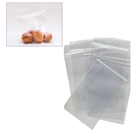 Sacchetti Zip 30 x 40 cm 45 micron PE trasparente Viva conf. 100 pezzi