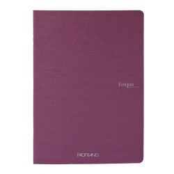 Maxiquaderno EcoQua original PM A4 90 gr 1 rigo 40 fogli vino Fabriano