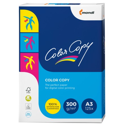 Carta Color Copy 320 x 450 mm 300 gr bianco Sra3 Mondi conf. 125 fogli