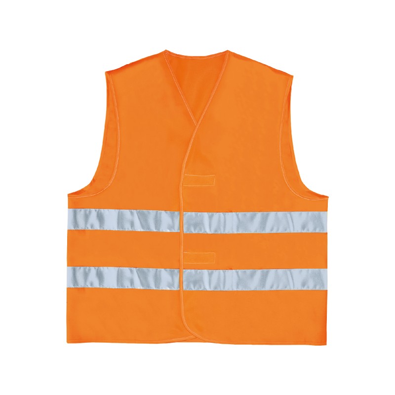 Gilet alta visibilità GILP2 poliestere taglia L arancio fluo Deltaplus