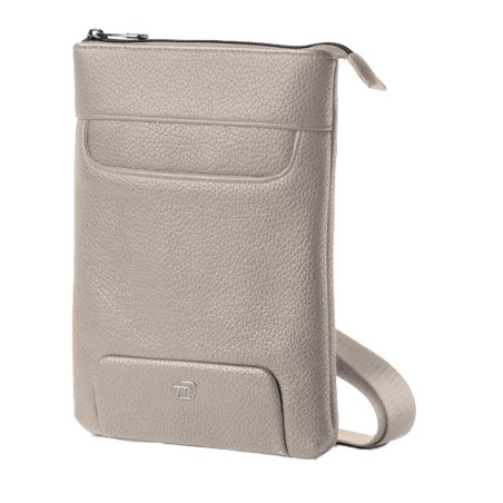 City bag piccola Gate Trended 20 x 26 x 2 cm ecopelle ghiaccio InTempo