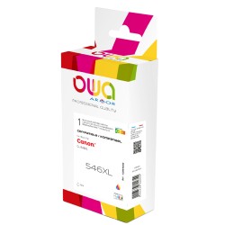 Armor Cartuccia ink Compatibile per Canon CL546XL C/M/Y K20610OW 15ml