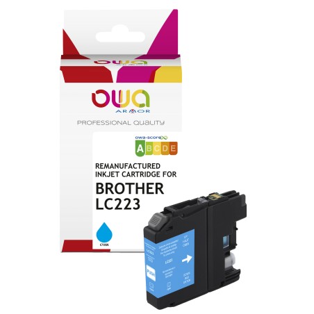 Armor Cartuccia ink Compatibile per Brother LC223 Ciano K20618OW 8 ml