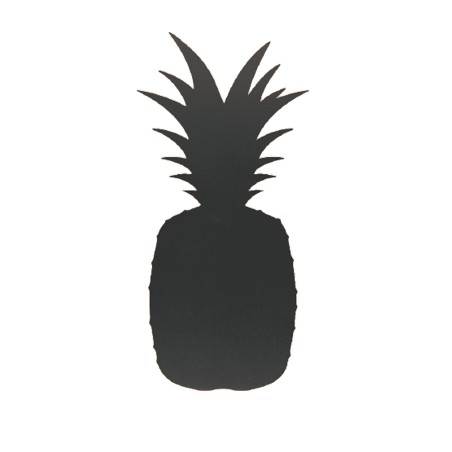 Lavagna da parete Silhouette forma ananas 49,3 x 23,6 cm nero Securit