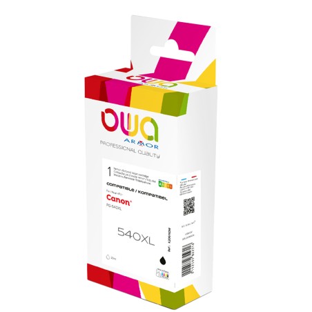 Armor Cartuccia ink Compatibile per Canon PG540XL Nero K20611OW 22ml