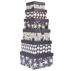 Set scatole regalo dimensioni assortite fantasia Faith conf. 6 pezzi