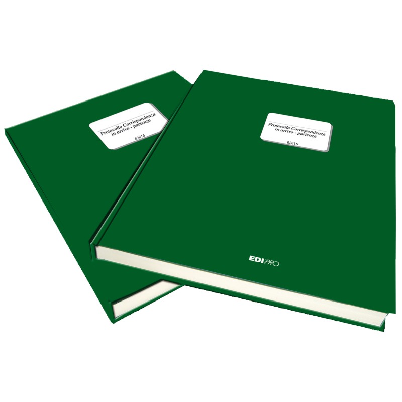 Registro corrispondenza arrivo/partenza 31 x 24,5cm 500 fogli Edipro