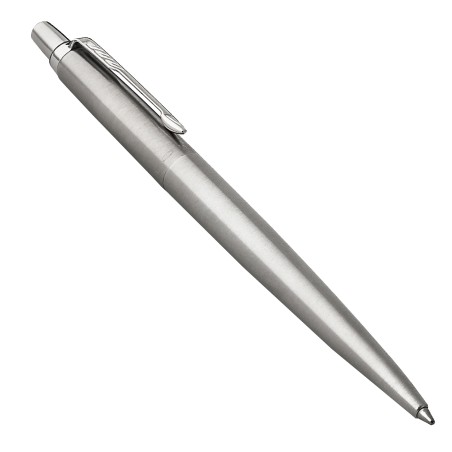 Penna sfera Jotter Core Stainless Steel punta M fusto acciaio Parker