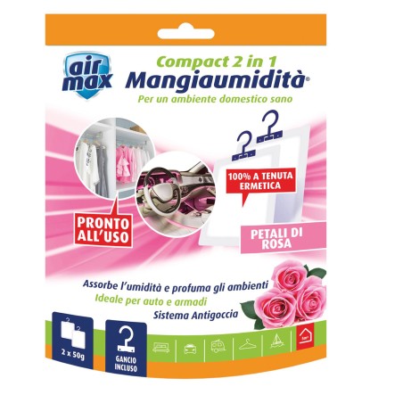 Mangiaumidità appendibile compact 2 in1 petali di rosa 50 gr Air Max