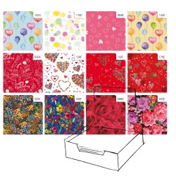 Carta regalo raso Fantasia 70 x 100 cm Rex Sadoch scatola 100 fogli