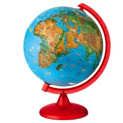 Globo geografico illuminato Zoo Globe diametro 26 cm Tecnodidattica
