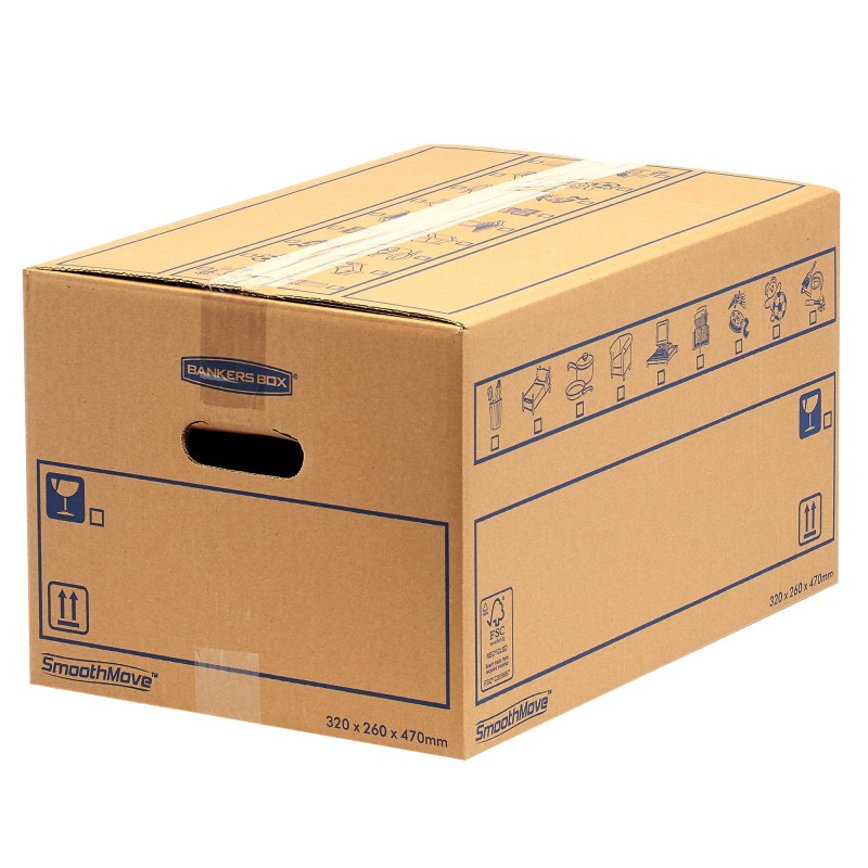 Scatola SmoothMove per traslochi standard 39 L cartone Bankers Box