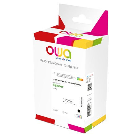 Armor Cartuccia ink Compatibile per Epson 27XL Nero K20722OW 30 ml