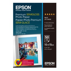 Epson Premium SemiGloss Photo Paper 10 x 15 cm 50 Fogli C13S041765