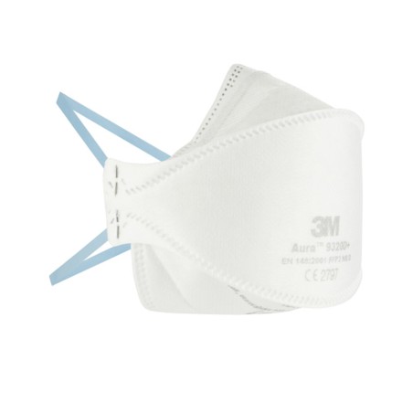 Mascherina Aura™ 9320+ FFP2 senza valvola monouso 3M conf. 5 pezzi