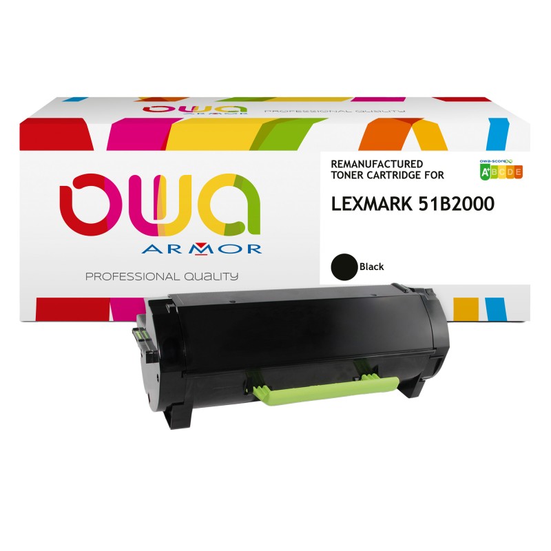 Armor Toner Compatibile per Lexmark 51B2000 Nero 51B2000 2.500 pag