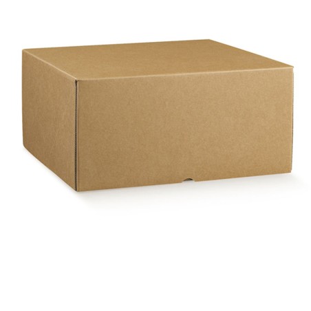 Scatola box per asporto linea Marmotta 30x40x19,5 cm avana Scotton