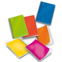 Quaderno Monocromo A5 1 rigo 70 fogli 80gr 4 fori spiralato Pigna