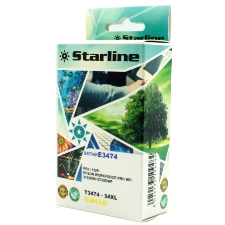 Starline Cartuccia ink per Epson Giallo C13T34744010 34XL 10,80ml
