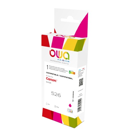 Armor Cartuccia ink Compatibile per Canon Magenta CLI526M 10,5 ml