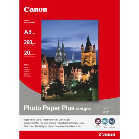 Canon Carta fotografica Plus SemiGloss SG201 A3 20 Fogli 1686B026