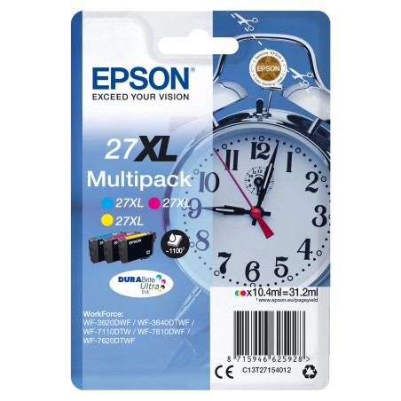 Epson Confezione Cartuccia ink 27XL C/M/Y C13T27154022 10,4ml cad