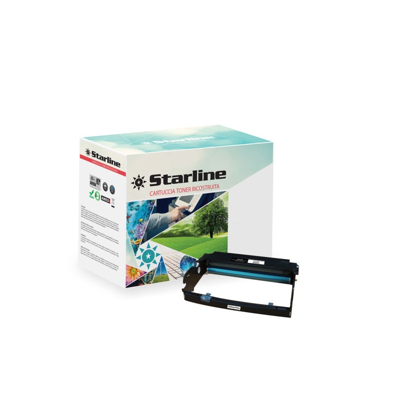 Starline Tamburo Ricostruito per Lexmark Nero E260X22G 30.000 pag
