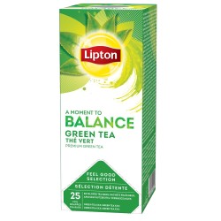Tè verde puro Feel Good Selection in filtro Lipton conf. 25 pezzi