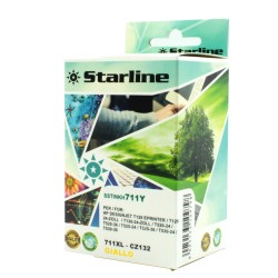 Starline Cartuccia ink Compatibile per HP 711 Giallo CZ132A 26ml