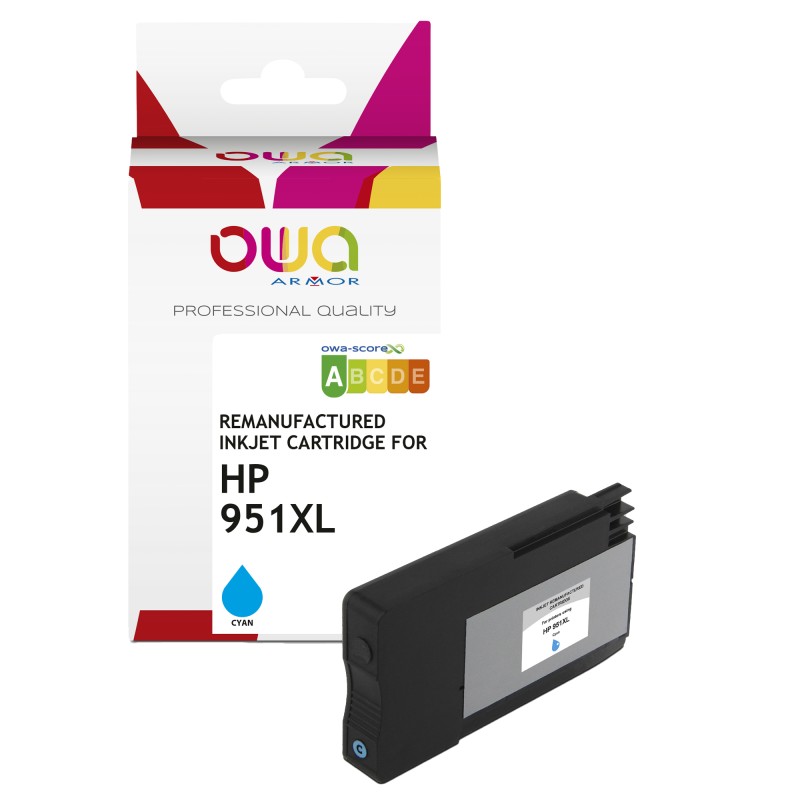 Armor Cartuccia ink Compatibile per Hp 951XL Ciano K20418OW 25ml