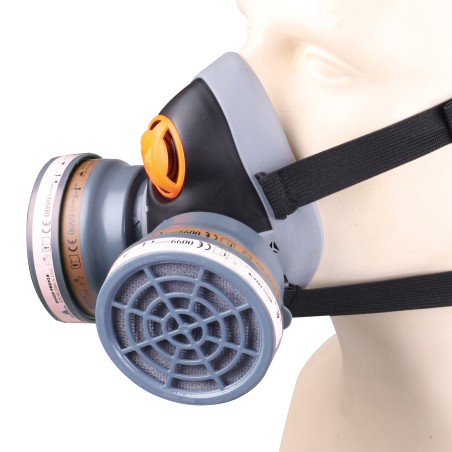 Semimaschera M6400 Spray Kit 2 filtri A2 e 2 filtri P3 Deltaplus
