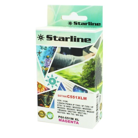 Starline Cartuccia ink per Canon Magenta CLI551M 6445B001 9,8ml