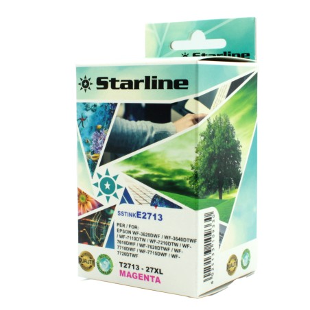 Starline Cartuccia ink per Epson Magenta C13T27134012 27XL 15ml