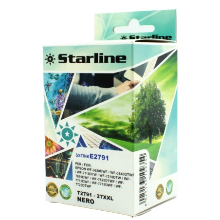 Starline Cartuccia ink per Epson Nero C13T27914012 27XXL 43,4ml