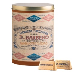 Gianduiotti in scatola di metallo gusto classico 150 gr Barbero