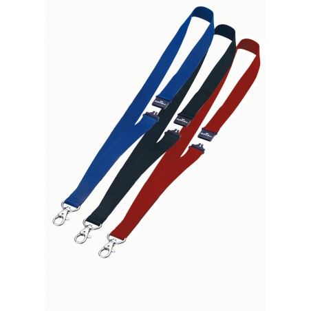 Cordoncini portabadge larghezza 2 cm blu Durable conf. 10 pezzi
