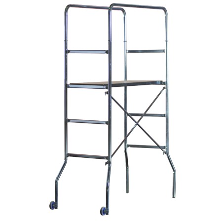 Trabattello Trio 130 x 60 cm H 188 cm acciaio zincato Marchetti