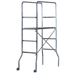 Trabattello Trio 130 x 60 cm H 188 cm acciaio zincato Marchetti