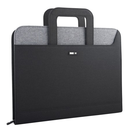 Cartella portablocco con manici nero/grigio 28,5x36cm City Time