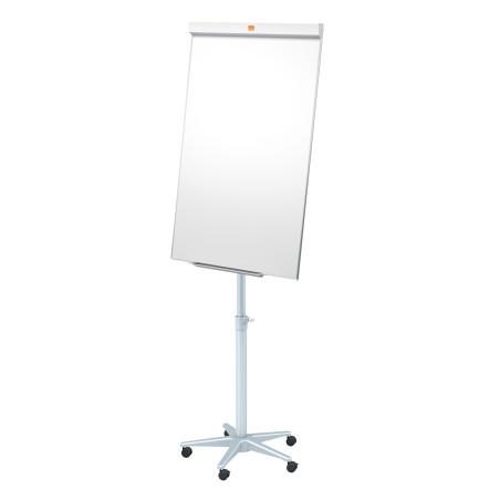 Lavagna portablocco Classic con ruote 100 x 67,5 cm bianco Nobo