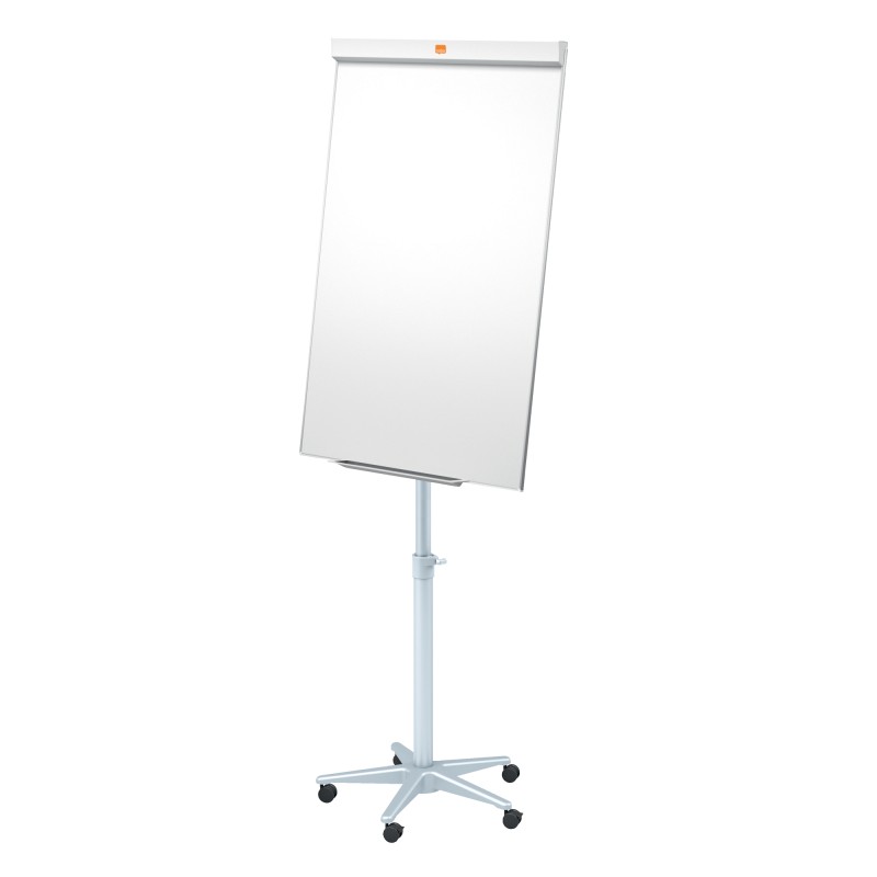 Lavagna portablocco Classic con ruote 100 x 67,5 cm bianco Nobo