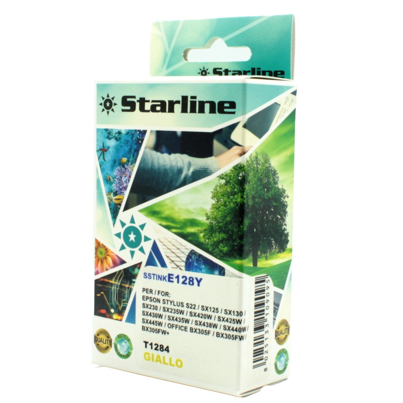 Starline Cartuccia ink per Epson Giallo C13T12844012 T1284 7ml