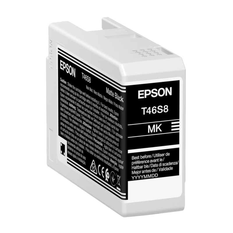 Epson Cartuccia UltraChrome Pro 10 Nero Matte C13T46S80N 25 ml