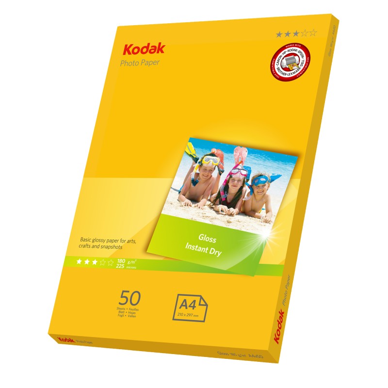 Kodak Carta Fotografica Photo Gloss A4 180 gr 50 fogli 5740513