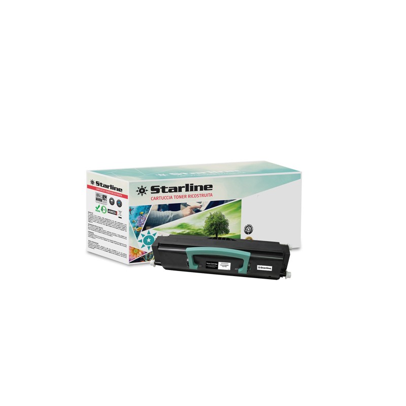 Starline Toner Ricostruito per Lexmark Nero E352H21E 9.000 pag