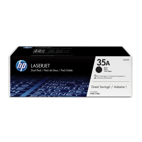 Hp Confezione 2 Toner originale 35A Nero CB435AD 1.500 pag/cad
